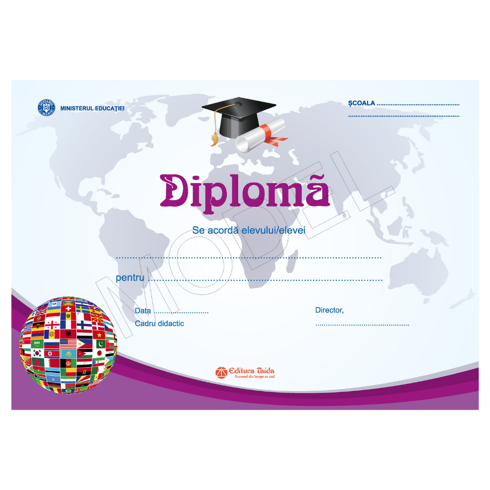 Diploma scolara 2019 model 11
